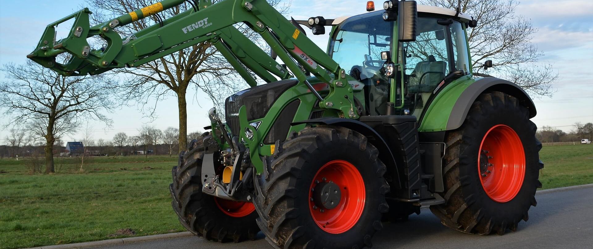 Bilde av en grønn Fendt traktor